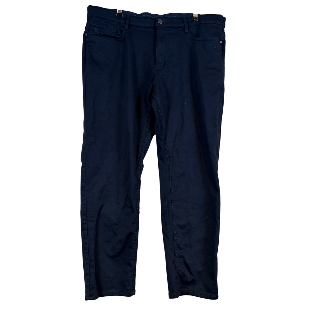 English Laundry Mens Navy Blue 5 Pocket Stretch Chino Pant 36x27.5 Preppy Casual